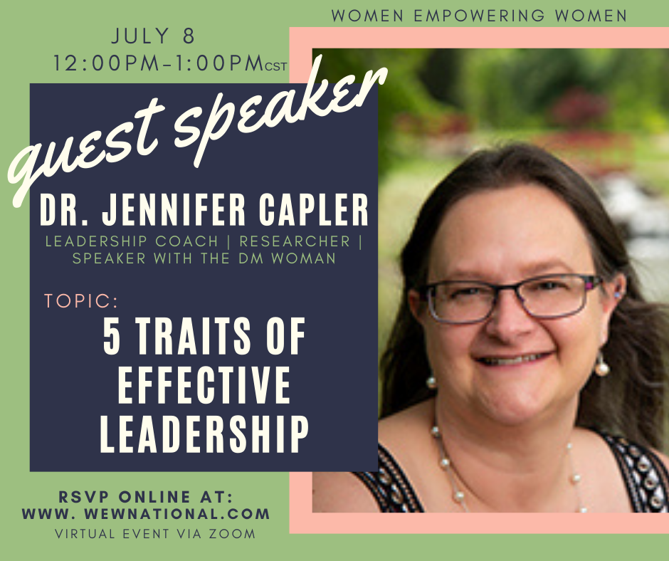 WEW Edwardsville Chapter Meeting - Dr. Jennifer Capler 2021