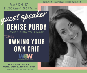 WEW West County Chapter Meeting - Denise Purdy March 2022