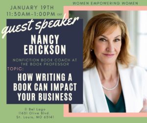 _WEW West County Chapter Meeting - Nancy Erickson Jan 2023