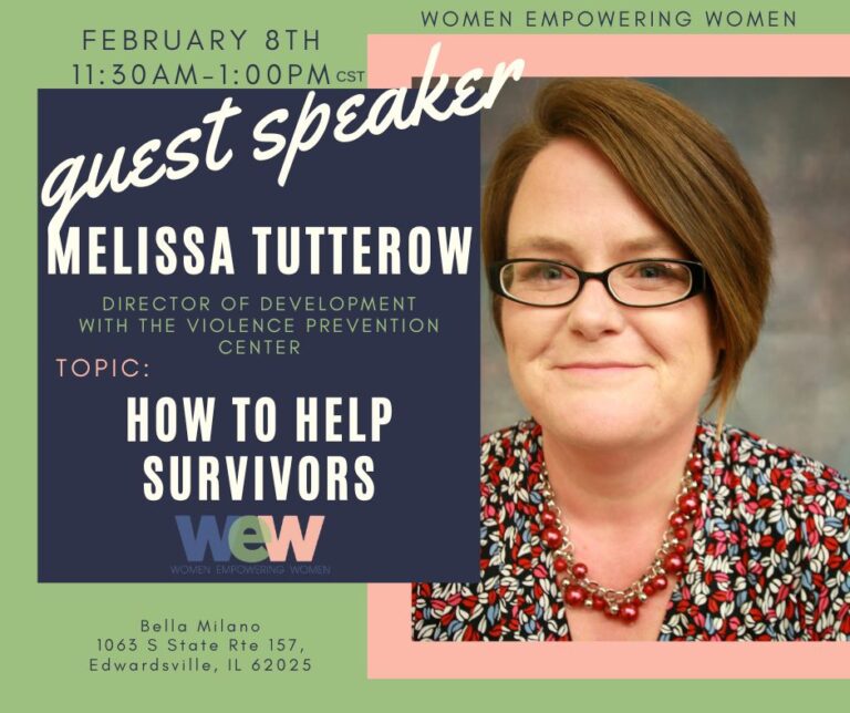 Edwardsville Chapter Meeting How to Help Survivors Women Empowering