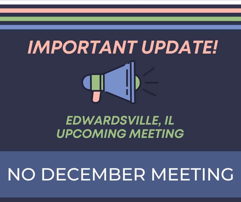 EDWARDSVILLE no december meeting 2024