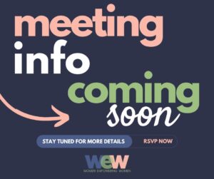 meeting info coming soon