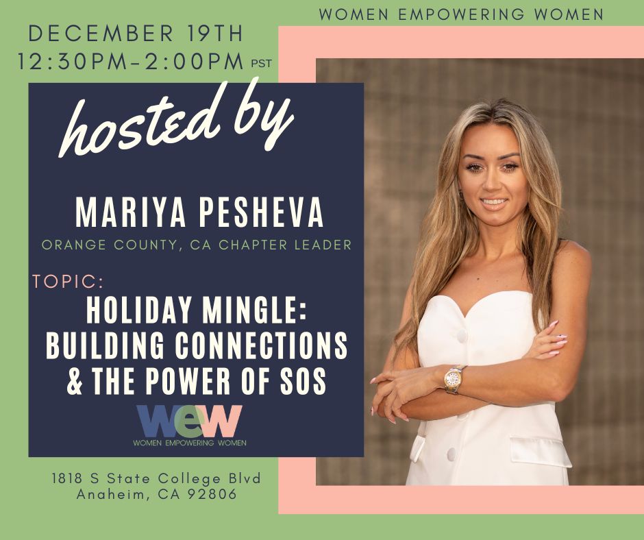 WEW Orange County Chapter Meeting - December 2025 updated