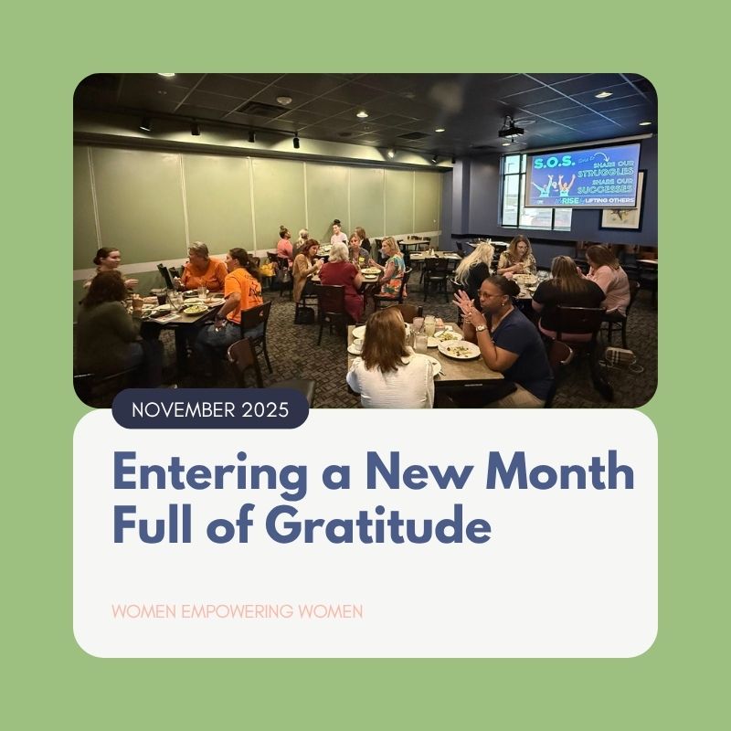 Entering a New Month Full of Gratitude