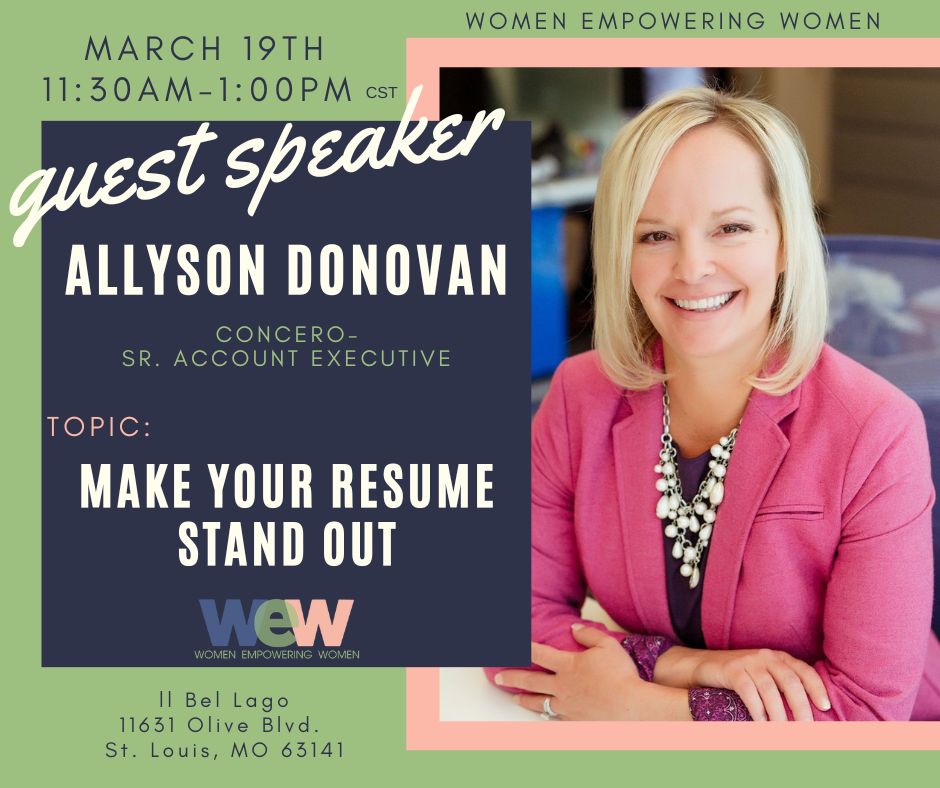 WEW West County Chapter Meeting March 2026