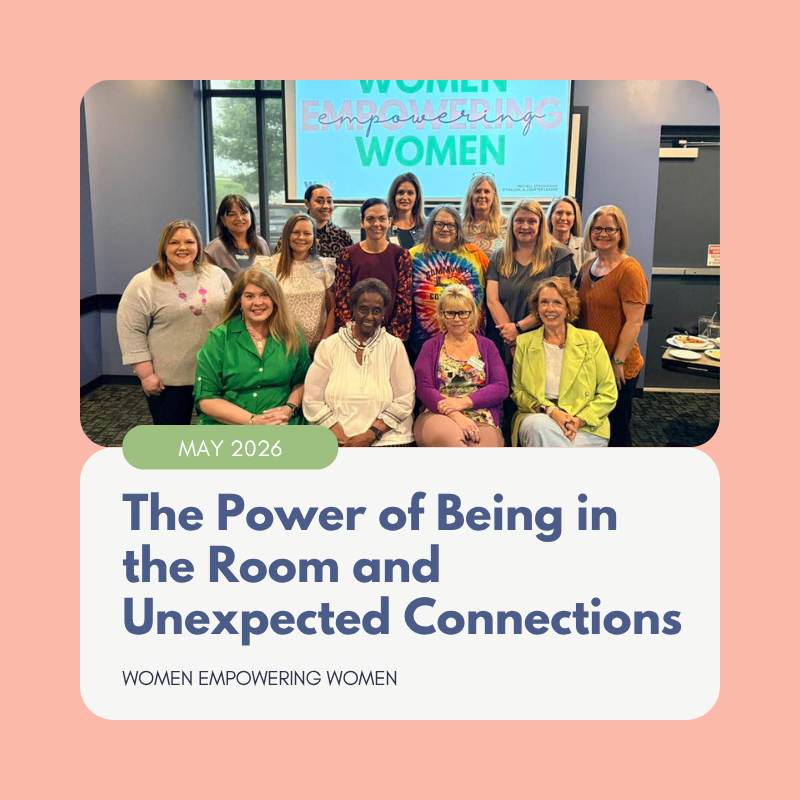 The Power of Being in the Room and Unexpected Connections