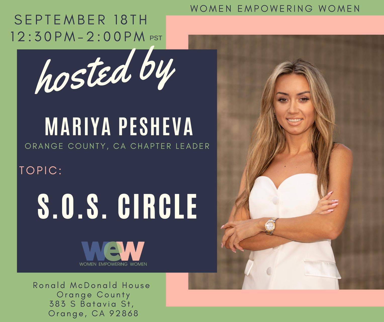 WEW Orange County Chapter Meeting - September 2026