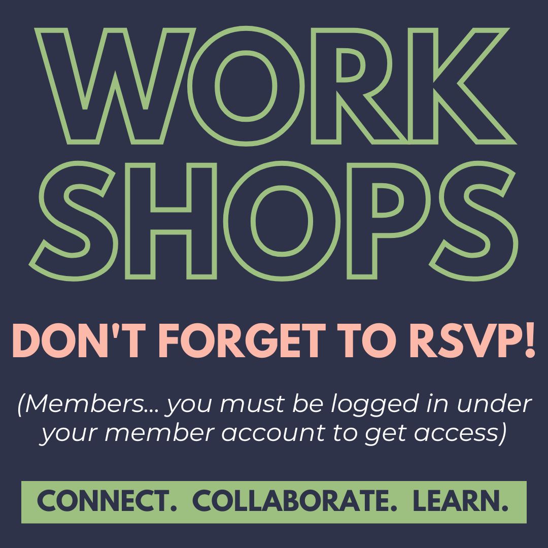 Workshops events web graphic