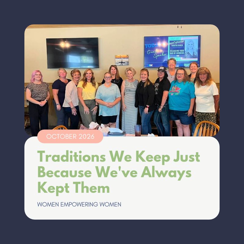 Traditions We Keep Just Because We've Always Kept Them (1) Traditions We Keep Just Because We've Always Kept Them (1)