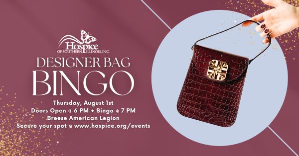 Try your luck at Designer Bag Bingo while supporting an amazing origination!